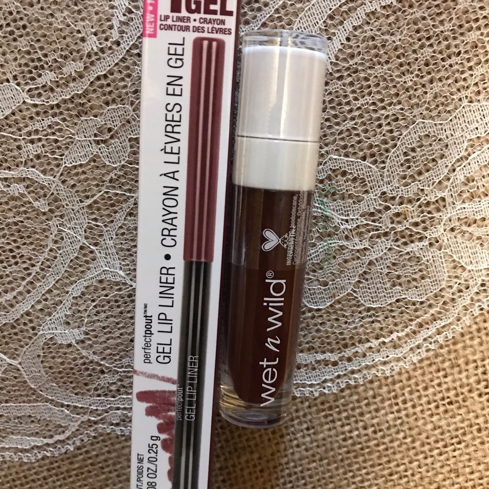 Wet n Wild Lippie Bundle a liquid Lipstick and Lip Liner - Picture 1 of 6